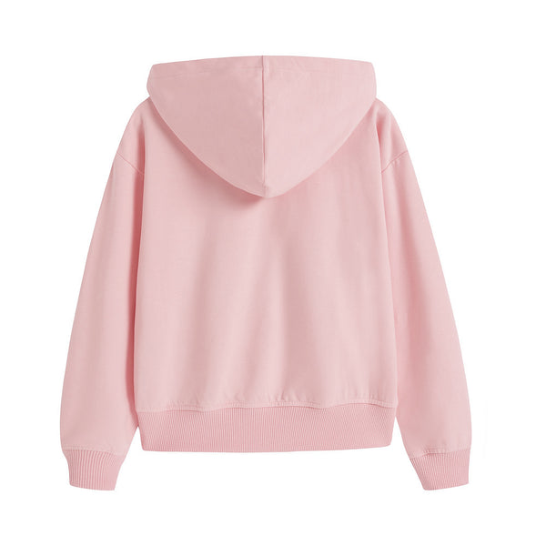 Boys & Girls Pink Logo Cotton Sweatshirts