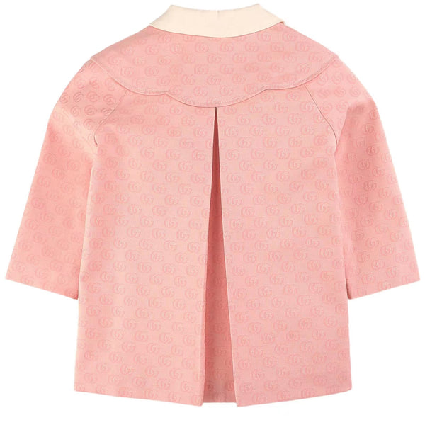 Baby Girls Pink Cotton Coat