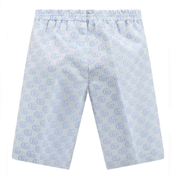 Baby Boys & Girls Blue Logo Trousers