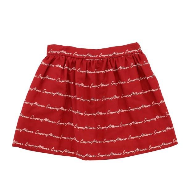 Girls Red Logo Skirt