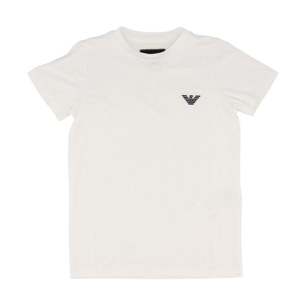 Boys Bianco Ottico Logo T-Shirt