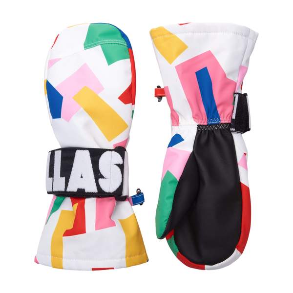 Girls Multicolor Ski Gloves