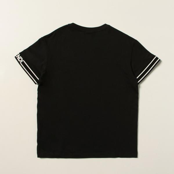Boys Black Cotton T-Shirt
