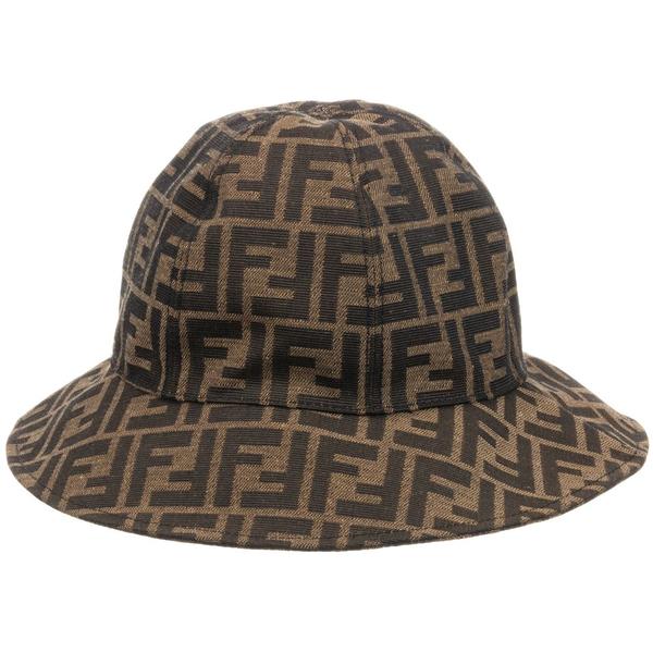 Boys & Girls Brown FF Logo Bucket Hat