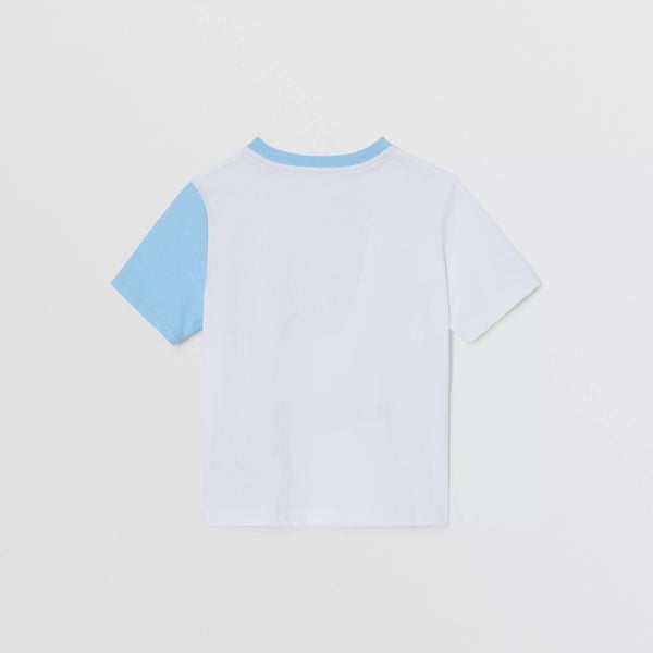 Boys & Girls Blue Deer Cotton T-Shirts