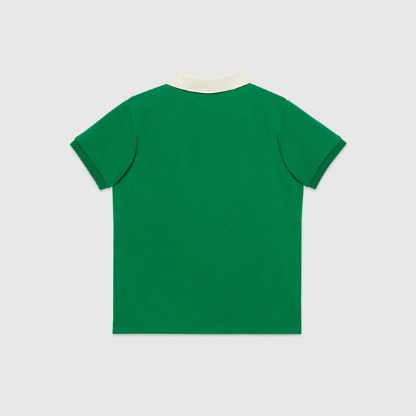 Boys Green GG Poloshirt