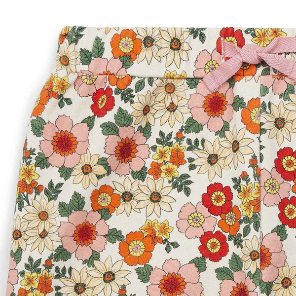 Girls Multicolor Floral Cotton Shorts