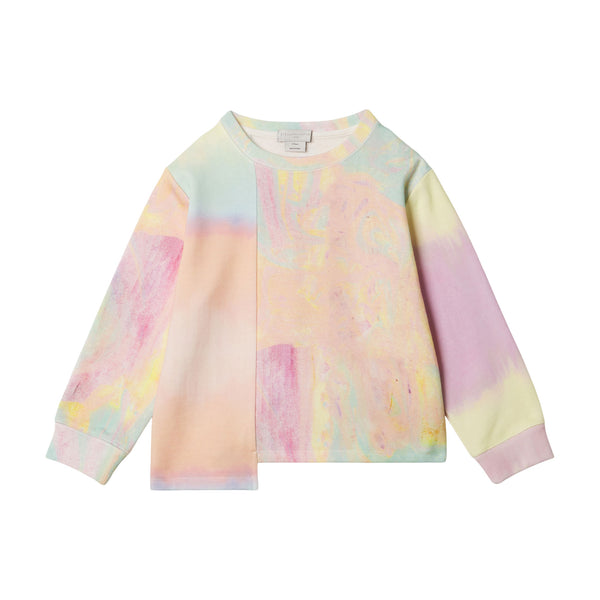 Girls Multicolor Cotton Sweatshirt