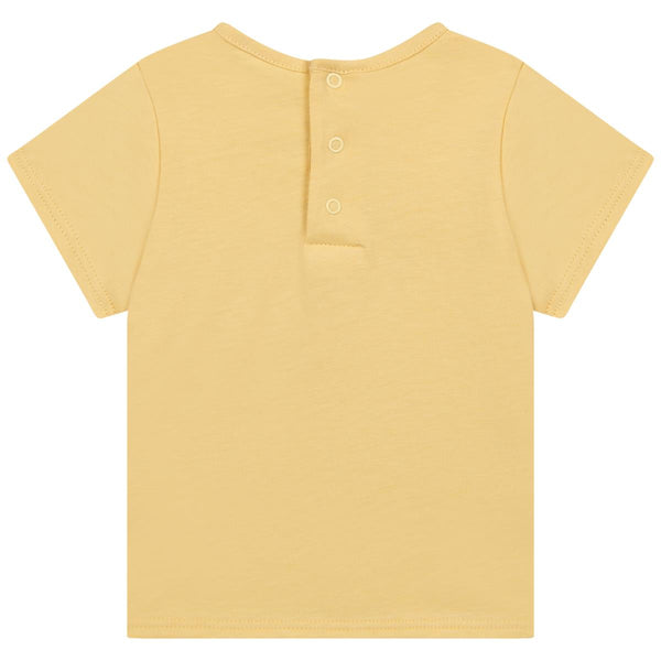 Baby Girls Yellow Logo T-Shirt