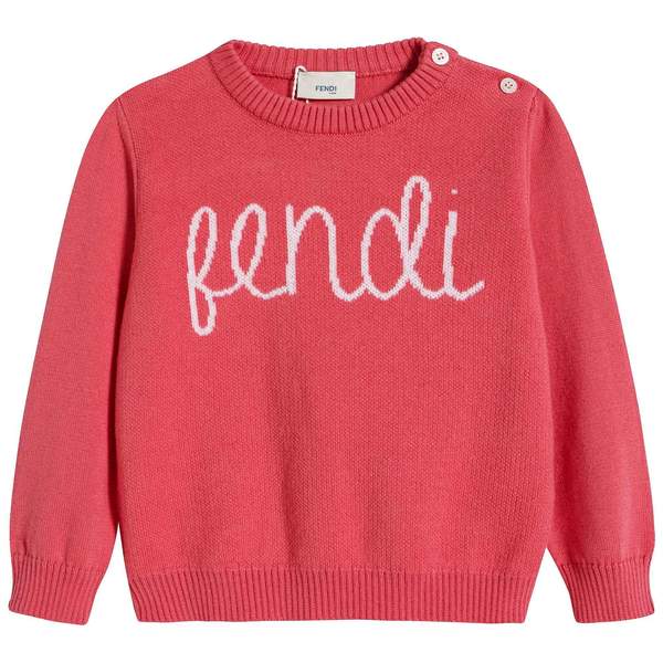 Baby Girls Rosa Antico Cotton Sweater