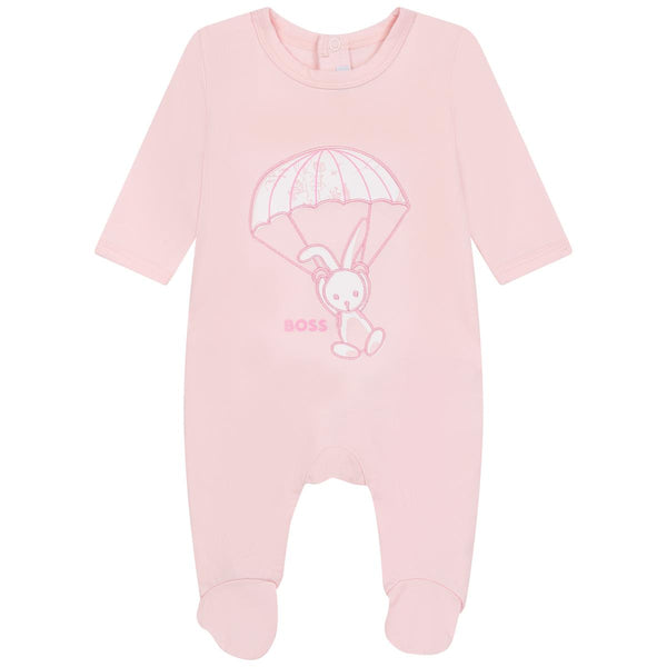 Baby Girls Pink Babysuit