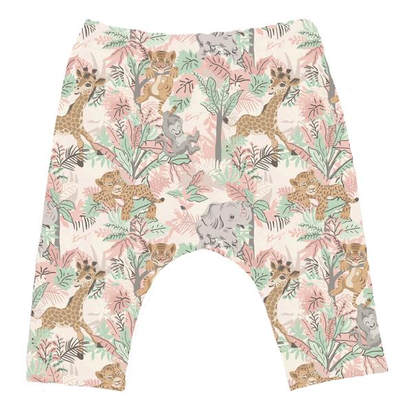 Baby Girls Pink Printing Cotton Trousers