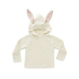 Baby Boys & Girls White Hooded Sweatshirt