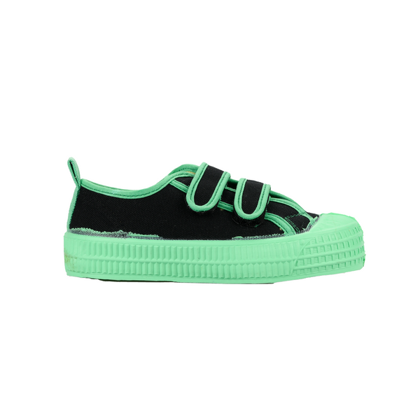 Boys & Girls Black & Green Shoes