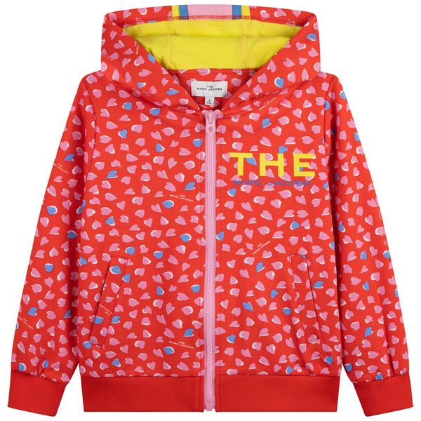 Girls Red Hooded Jackets