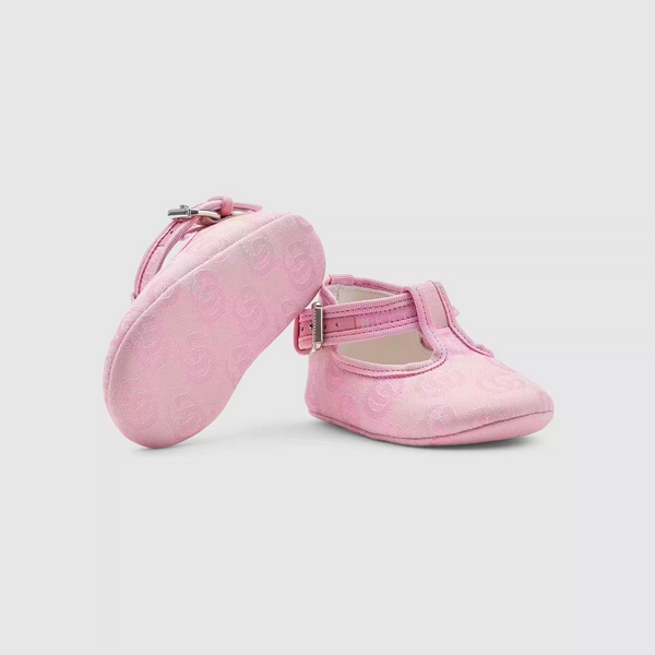 Baby Girls Pink GG Logo Shoes