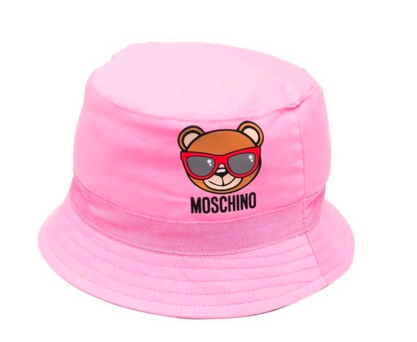 Boys & Girls Pink Bear Cotton Hat